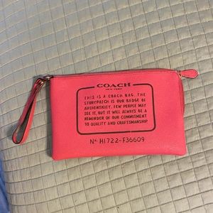 Coach wristlet